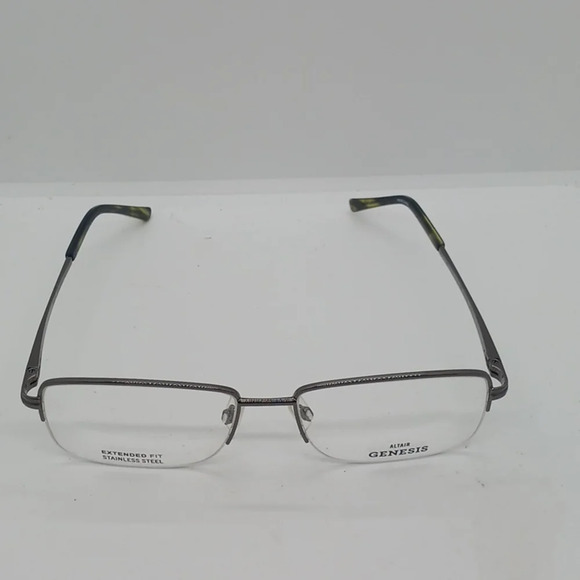 NWT MEN'S ALTAIR GENESIS EYEGLASS FRAMES G4021 GUNMETAL - Picture 2 of 4